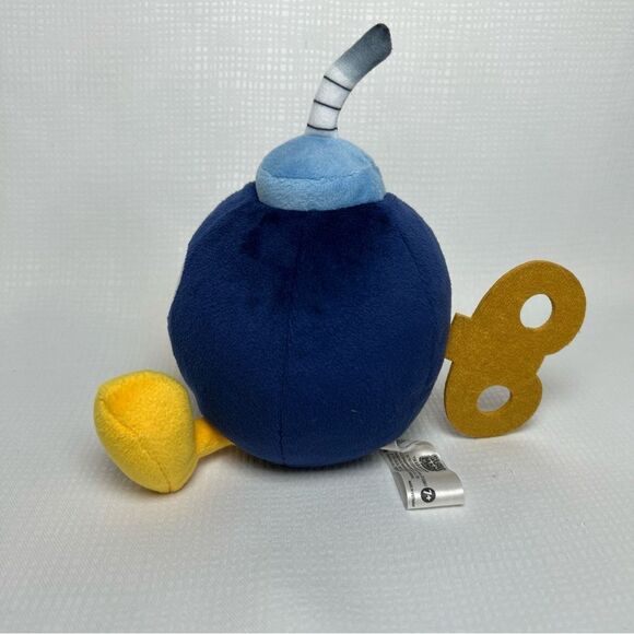 Little Buddy Super Mario Bros Bob Omb 6"  Stuffed Animal Plush Doll Toy - Picture 4 of 5